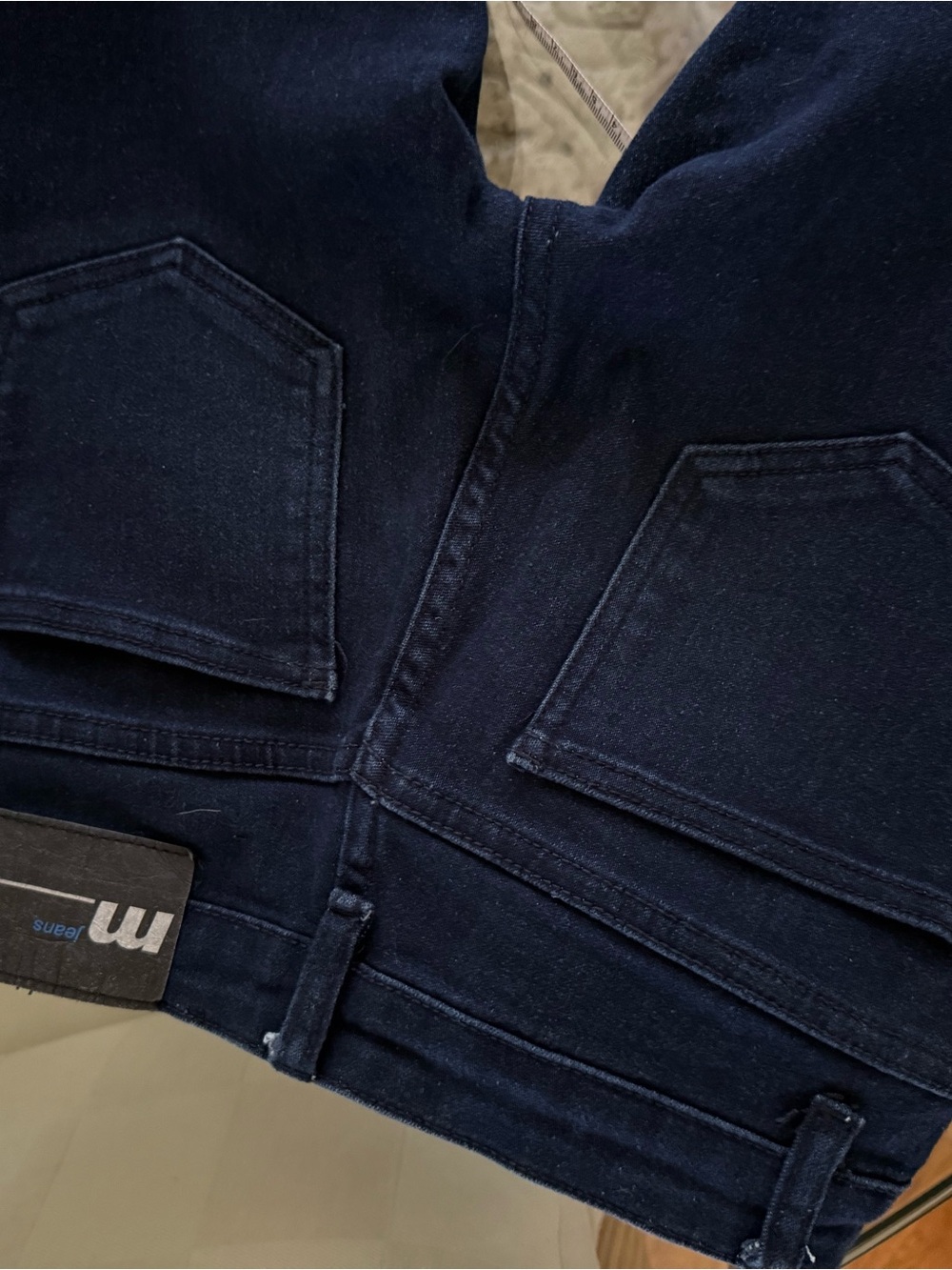Women's Dark Blue Skinny Jeans - Picture 8 of 8